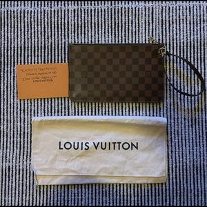 Louis Vuitton Neverfull GM Damier Ebene Pouch